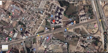 3 BHK Apartment – Map Location View at Omega Green Park, Faizabad Road - for Rent