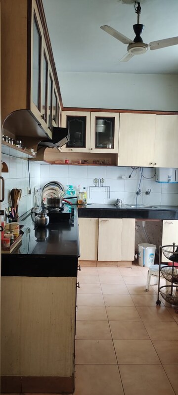 Kitchen in 3 BHK Builder Floor at Unitech South City II, Sector 50 – for Rent