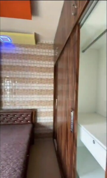 Master Bedroom in 1 BHK Apartment at Sumit Greendale, Virar West – for Rent