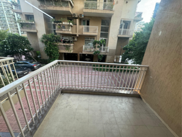 Balcony in 3 BHK Apartment at Sushma Crescent, Dhakoli Village – for Sale
