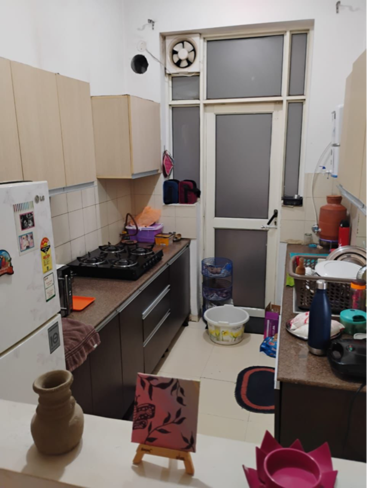 Kitchen, sushma-green-vista 2 Bedroom 1276 Sq.Ft. Apartment In Kishanpura Zirakpur 8077655