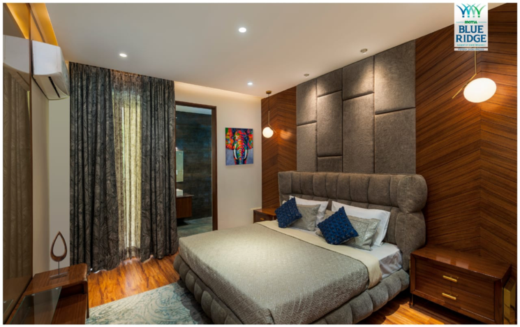 Bedroom, motia-blue-ridge 3 Bedroom 1721 Sq.Ft. Apartment In Kishanpura Zirakpur 8077667