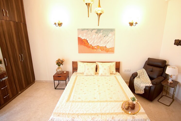 Bedroom, ss-almeria 3.5 Bedroom 2000 Sq.Ft. Builder Floor In Sector 84 Gurgaon 8077688