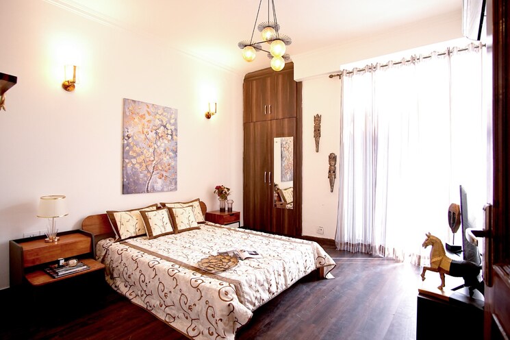 Bedroom, ss-almeria 3.5 Bedroom 2000 Sq.Ft. Builder Floor In Sector 84 Gurgaon 8077688