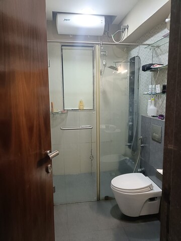 Bathroom in 3 BHK Apartment at Kanakia Paris, Bandra East – for Rent
