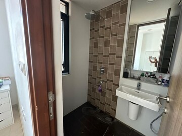 Bathroom in 2 BHK Apartment at Rustomjee Erika, Bandra East – for Rent