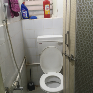Bathroom in 2 BHK Independent House at Shraddha Apartments Nigdi, Old Mumbai Pune Highway – for Rent