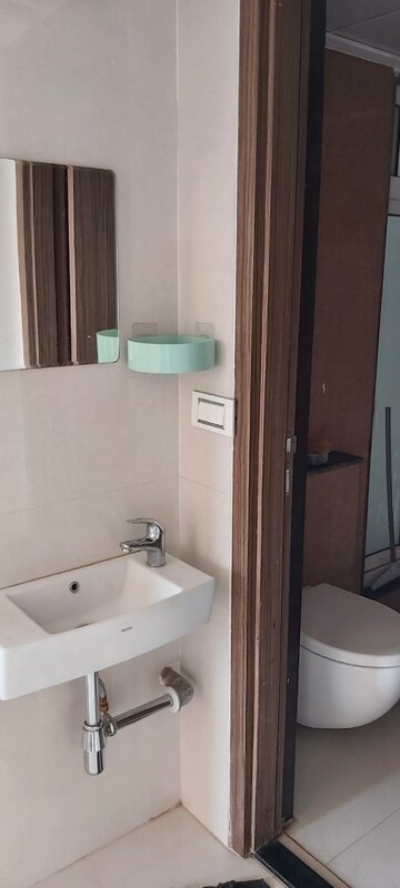 Bathroom in 2 BHK Apartment at Ganga Legend, Bavdhan – for Rent