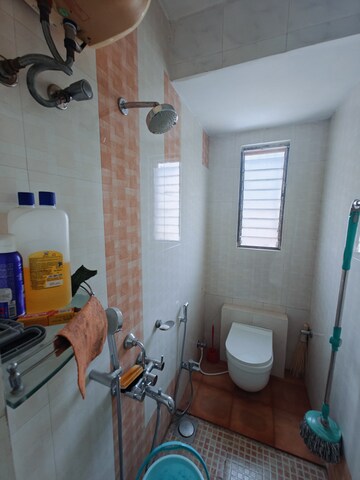 Bathroom in 1 BHK Apartment at Puraniks Abitante Fiore, Bavdhan – for Rent