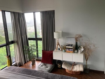 Living Room in 2.5 BHK Apartment at Kanakia Rainforest, Andheri East – for Rent