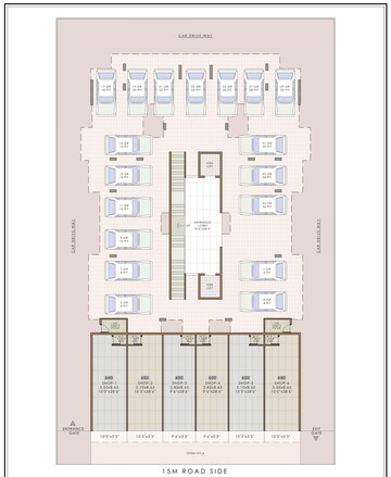 Floor Plan in 1 BHK Apartment at Sector 5 Taloja – for Sale