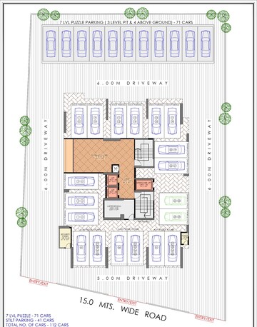 Floor Plan in 2 BHK Apartment at Sector 12 Kharghar – for Sale