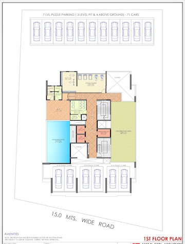 Floor Plan in 2 BHK Apartment at Sector 12 Kharghar – for Sale