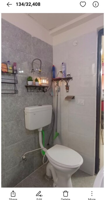 Bathroom in 3 BHK Builder Floor at Celestial Palace, Pi Greater Noida – for Sale