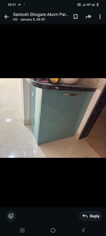 Master Bedroom in 2 BHK Apartment at Pantheon Acorn Park Phase 1, Wakad – for Rent