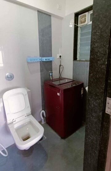 Bathroom in 1 BHK Apartment at Sethia Imperial Avenue, Malad East – for Rent