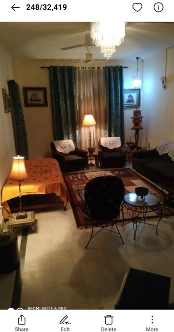 Living Room in 2 BHK Builder Floor at Celestial Palace, Pi Greater Noida – for Sale