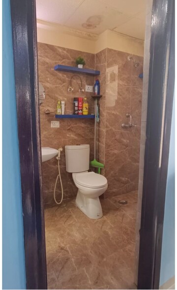 Bathroom in 3 BHK Builder Floor at Celestial Palace, Pi Greater Noida – for Sale