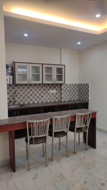 Kitchen in 1 BHK Builder Floor at Ansal Sushant Lok I, Sector 43 – for Rent