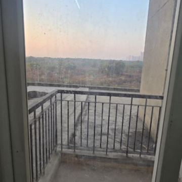 Balcony in 2.5 BHK Apartment at Amrapali Riverview, Amrapali Leisure Valley – for Rent