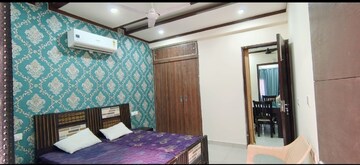 Living Room in 3 BHK Builder Floor at MP Metro Towers, Dhakoli Village – for Rent
