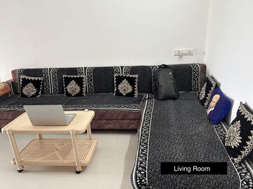 Living Room in 2 BHK Apartment at Vaishnodevi Circle – for Sale