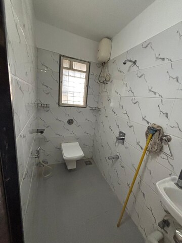 Bathroom in 1 BHK Apartment at Siddhi Highland Park Phase 2, Kapur Bawdi – for Rent