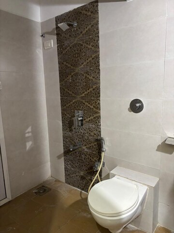 Bathroom in 1 BHK Apartment at Siddhi Highland Park Phase 2, Kapur Bawdi – for Rent
