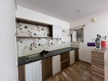 Kitchen in 1 BHK Builder Floor at Hsr Layout – for Rent