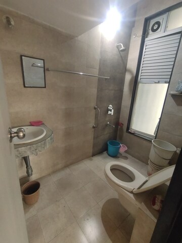 Bathroom in 3 BHK Apartment at Gurukrupa Divyam, Ghatkopar East – for Rent