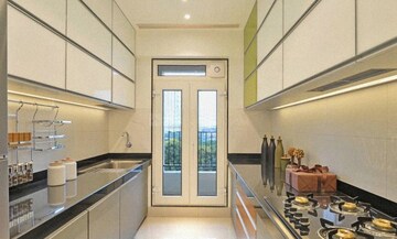 Building Lobby in 2 BHK Apartment at Rustomjee Urbania Aurelia, Majiwada – for Rent
