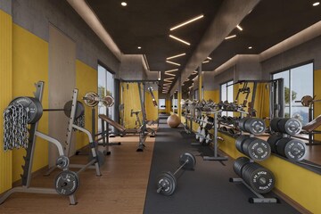 Gym in 3 BHK Apartment at Mahalaxmi Tattva Apas, Beltarodi – for Sale