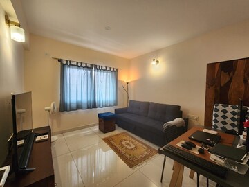 Living Room in 3 BHK Apartment at Vajram Tiara, Yelahanka – for Sale