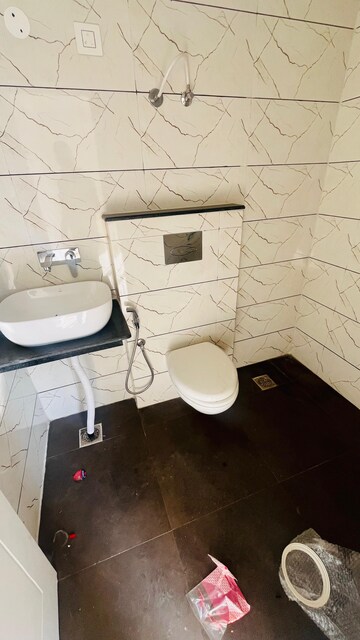 Bathroom in 3 BHK Apartment at Maxxus Elanza, International Airport Road – for Rent