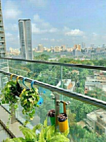 Balcony in 2 BHK Apartment at K Raheja Heights, Malad East – for Sale