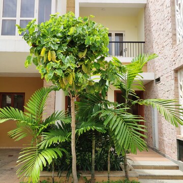 Balcony in 3.5 BHK Villa at Prestige Woodside, Yelahanka – for Rent