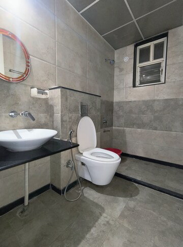 Bathroom in 2 BHK Apartment at Ganga Arcadia, Kharadi – for Rent