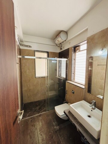 Bathroom in 4 BHK Apartment at Vijay Orion II, Ghodbunder Road – for Rent