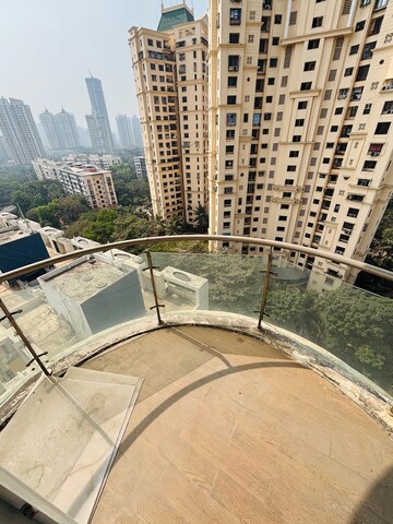 Balcony in 4 BHK Apartment at Vijay Orion II, Ghodbunder Road – for Rent