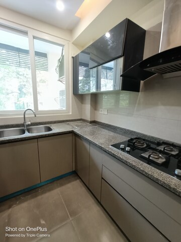 Kitchen in 3 BHK Builder Floor at Ansal Sushant Lok I, Sector 43 – for Rent