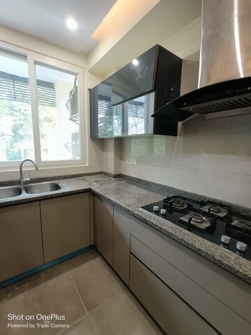 Kitchen in 3 BHK Builder Floor at Ansal Sushant Lok I, Sector 43 – for Rent