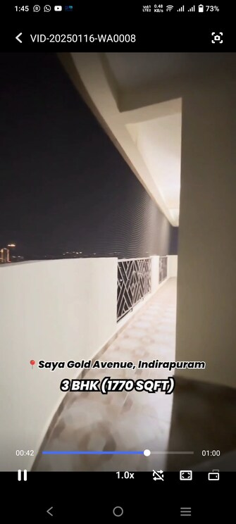 3 BHK Apartment For Resale in Saya Gold Avenue Krishna Apra Ghaziabad  8079190