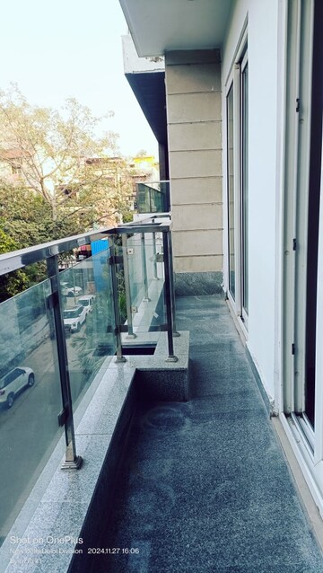 Balcony in 3 BHK Builder Floor at Saket – for Rent