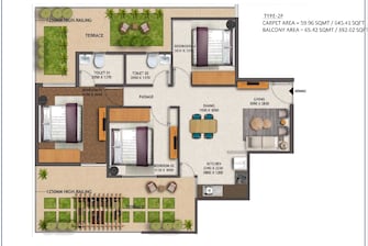 2 BHK Apartment For Resale in Sector 92 Gurgaon  8079377