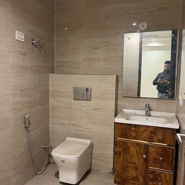 Bathroom in 3 BHK Builder Floor at Chattarpur – for Sale