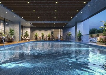 Swimming Pool in 3 BHK Apartment at Godrej Madison Avenue, Kokapet – for Sale