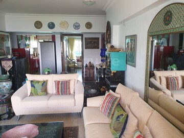Living Room in 4 BHK Apartment at Rizvi Silver Springs, Bandra West – for Sale