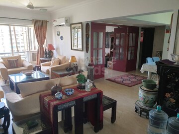 Living Room in 4 BHK Apartment at Rizvi Silver Springs, Bandra West – for Sale