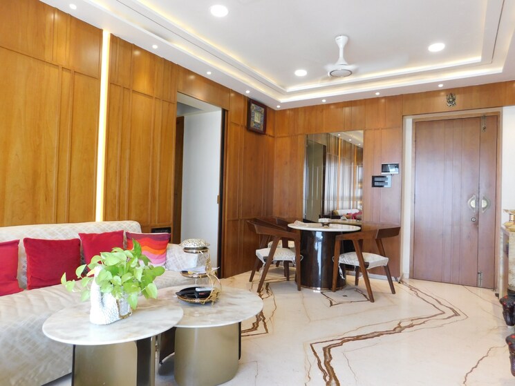 Living Room, nine-dimensions-shanta-durga 3 Bedroom 880 Sq.Ft. Apartment In Mahim Mumbai 8079455