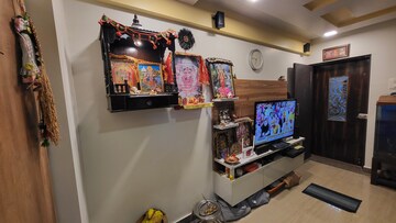 Furnished Amenities in 1 BHK Apartment at Siddhi Highland Park, Kolshet Road – for Rent